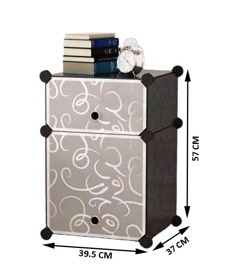 Cube Closet Organizer Storage Shelves DIY Plastic Cabinet for Bedroom Living Room and Kids Room Storage
