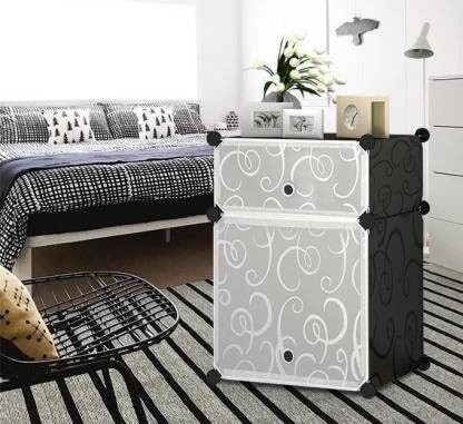 Cube Closet Organizer Storage Shelves DIY Plastic Cabinet for Bedroom Living Room and Kids Room Storage