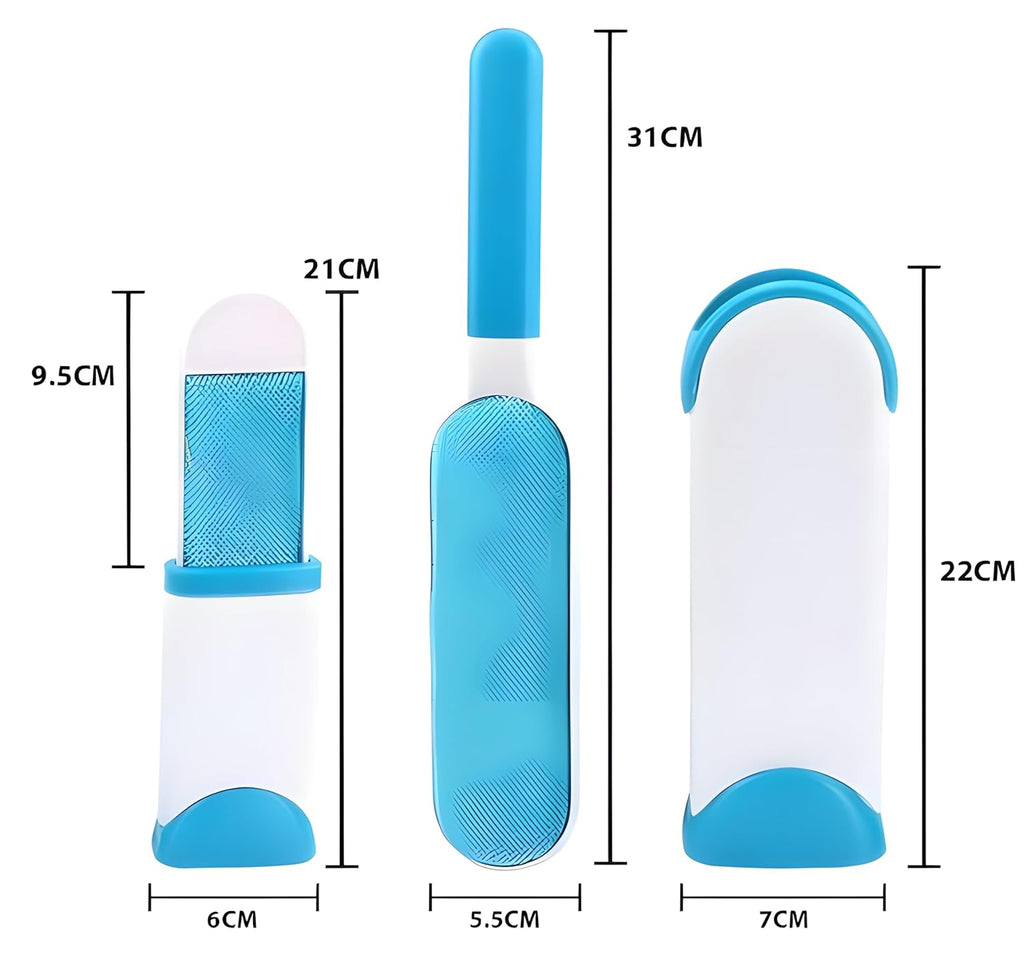 Self-Cleaning Pet Hair Remover Brush – Double-Sided & Reusable